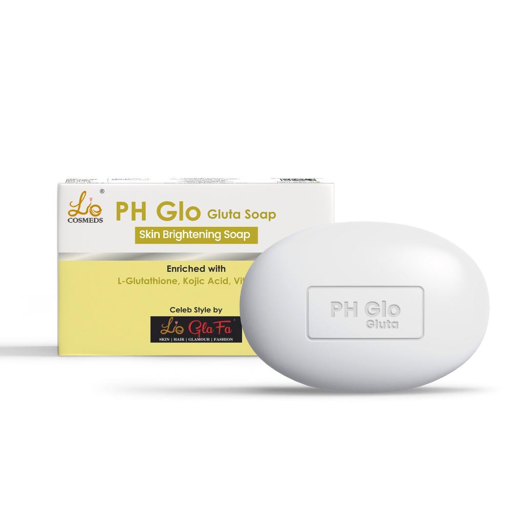 PHGLO Skin Brightening Glutathione Soap for Face & Body (Pack of 2) (75GM Each)