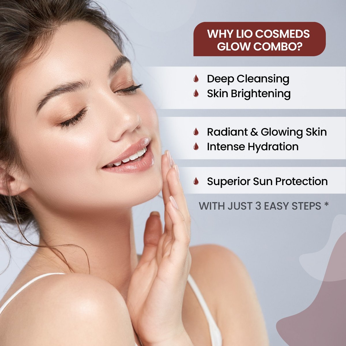 Lio Cosmeds Glow Combo: Cleanse, Hydrate, Protect for a Glowing You