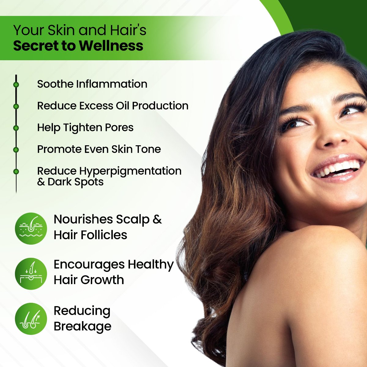 LC KhasEl Skin Brightening & Hair Growth Ayurvedic Tablets (30 Tablets)