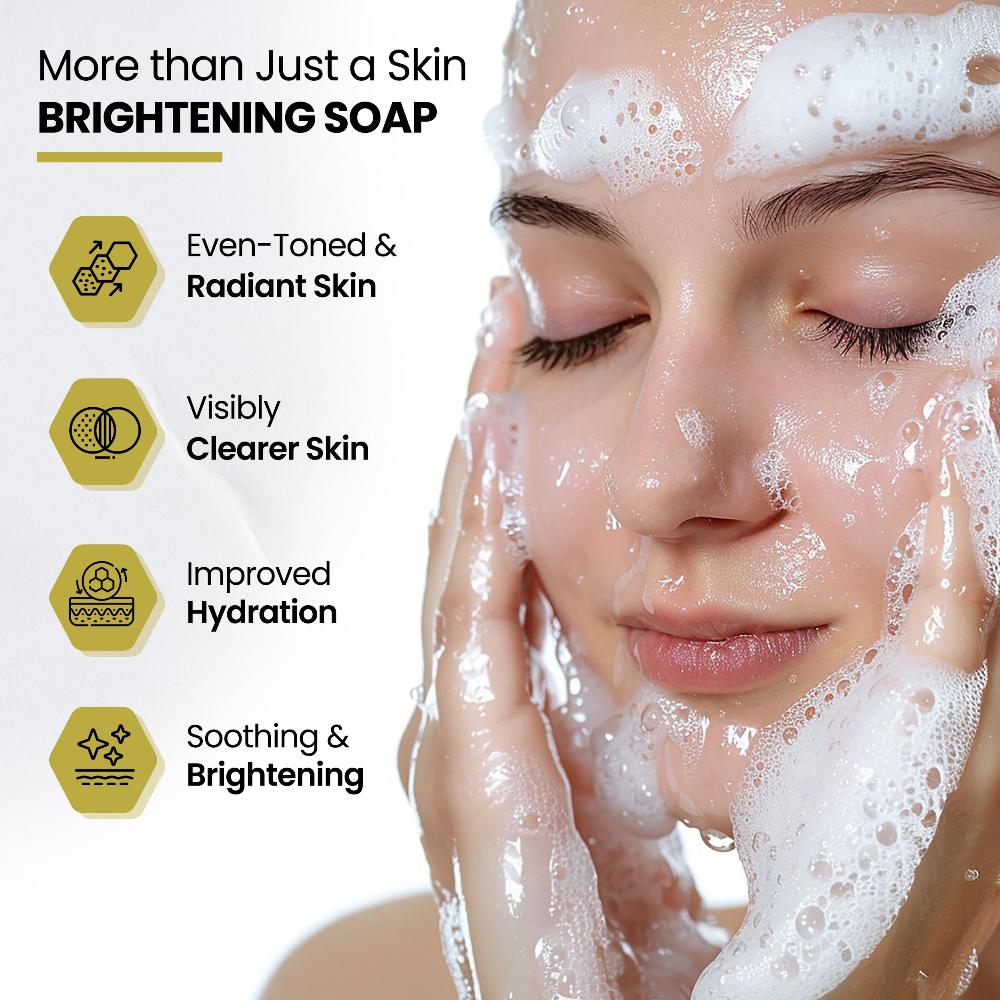 PHGLO Skin Brightening Glutathione Soap for Face & Body (Pack of 2) (75GM Each)