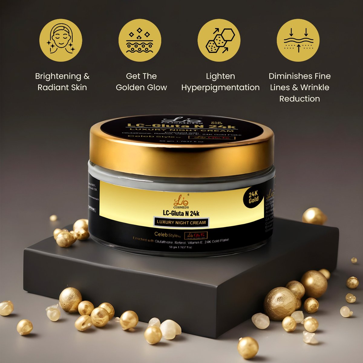 LC Gluta N 24K Luxury Night Cream