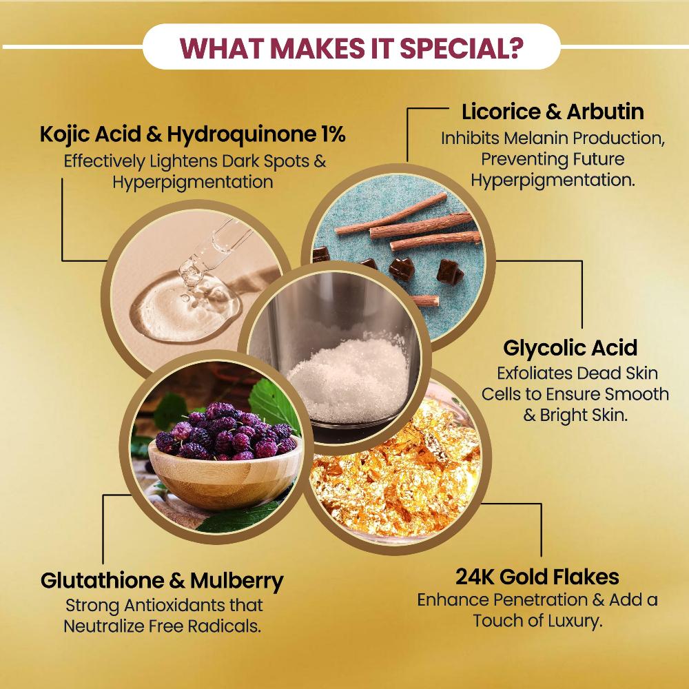 LC Insta Bright 24K Gold Anti Melasma Anti Pigmentation Cream