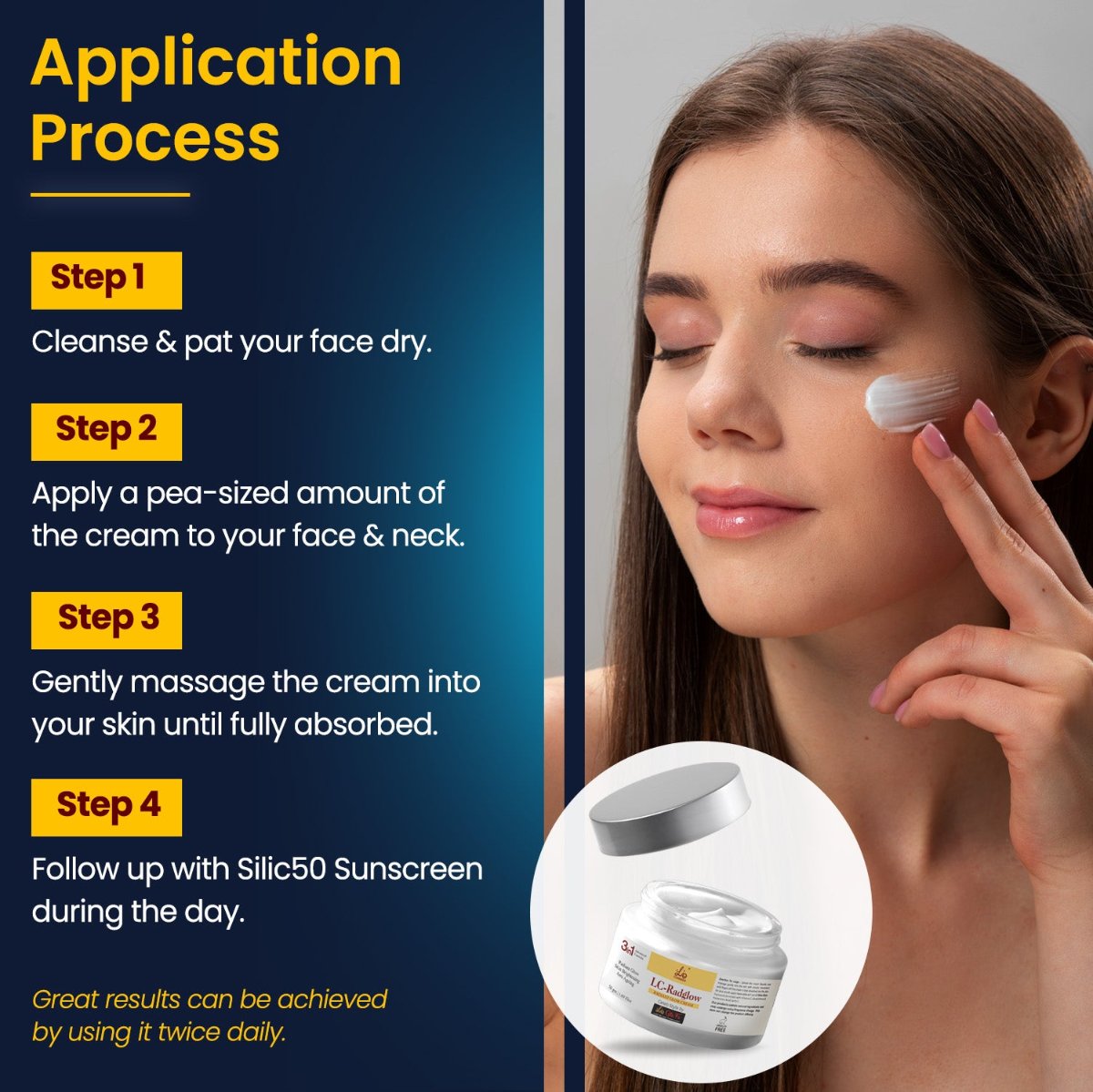 Lio Cosmeds RadGlow Skin Brightening, D-Tanning, Anti Pigmentation Cream (BUY 1 GET 1 FREE)