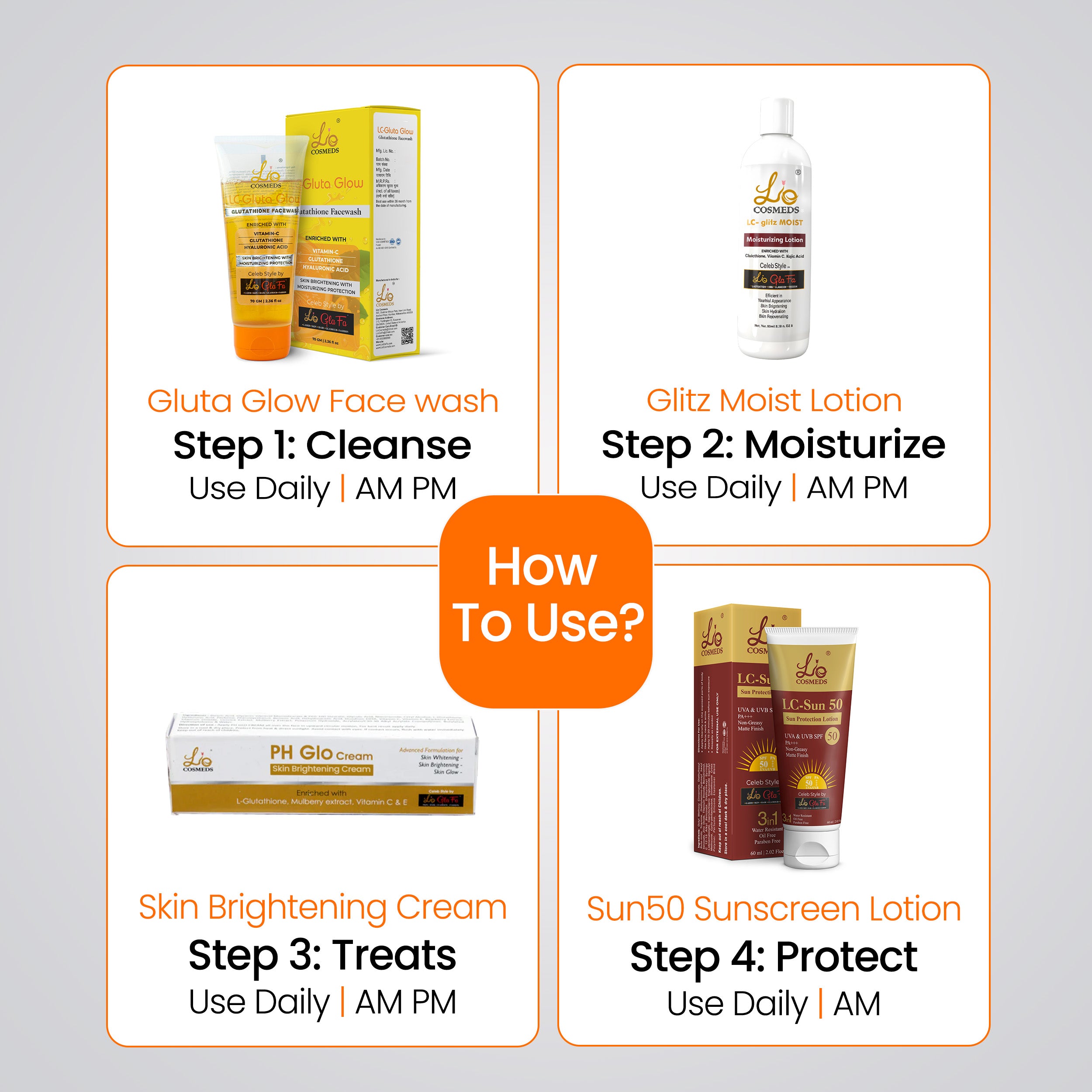 Skin Brightening Medicated Treatment Kit