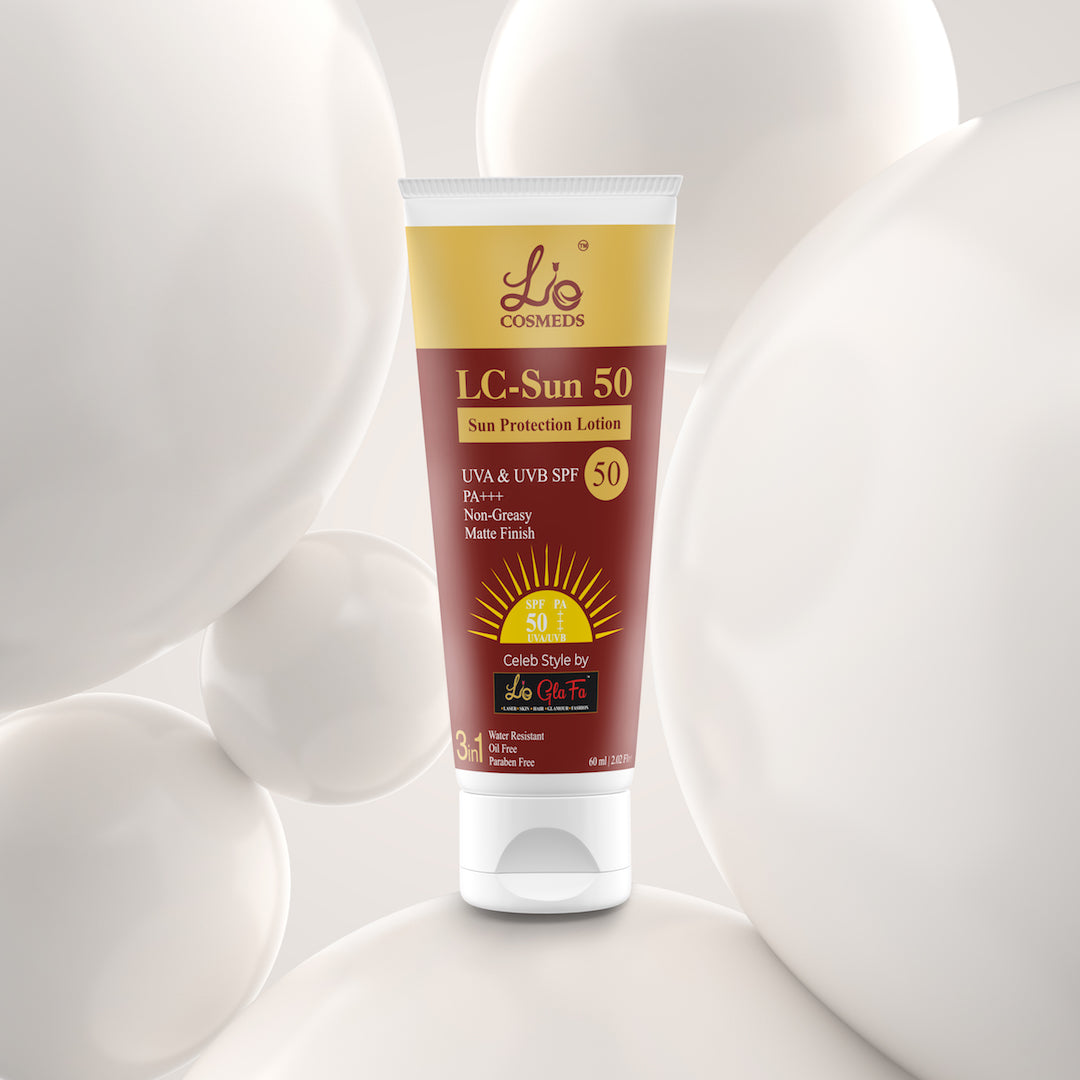 LC Sun 50 SPF50 Sun Protection (Matte Finish) Sunscreen Lotion Lio Cosmeds