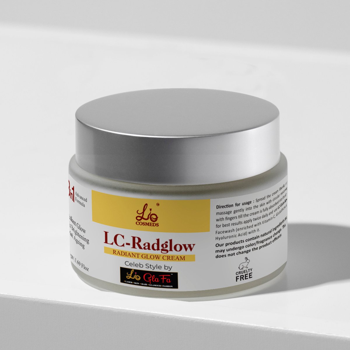 Lio Cosmeds RadGlow Skin Brightening, D-Tanning, Anti Pigmentation Cream (BUY 1 GET 1 FREE)